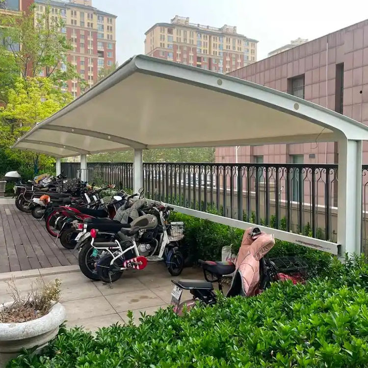 上杭县膜结构电动车棚